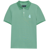 Hush Puppies mens T-shirt summer pure cotton breathable loose sports casual short-sleeved Polo shirt