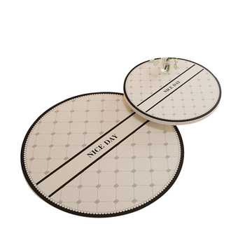 Round coffee table table mat, light luxury and high-end sense, pvc tablecloth, no-wash, oil-proof, waterproof, anti-scalding table protection mat Round coffee table table mat, light luxury and high-end sense, pvc tablecloth, no-wash, oil-proof, waterproof, anti-scalding table protection mat