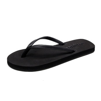 New Non-Slip Couple Flip-Flops with Thin Straps, Summer Korean Style Men's and Women's Shoes, Clip-On Slippers, Flat-Soled Fashionable Beach Shoes