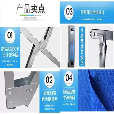 Glasses folding convenience department store selling shelves multifunctional iron frame telescopic artifact stalls small shelves folding