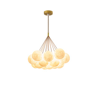 Internet-promi-schlafzimmer-restaurant moderner, einfacher, langer kronleuchter