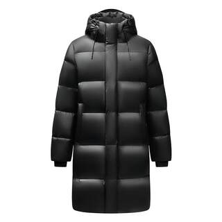 [Black Label Goose Series]Duck Duck Goose down Jacket for Women 2025 Winter Mid-Length Hooded Over-The-Knee Ski Warm Coat