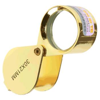 Folding 30x magnifying glass baister geological exploration