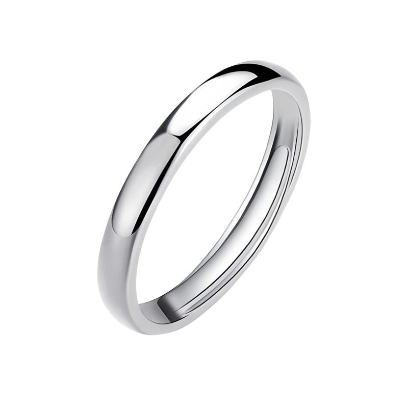 Miracle 999 solid silver ring men's Jane Eyre glossy men's ring