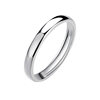 Miracle 999 solid silver ring men's Jane Eyre glossy men's ring