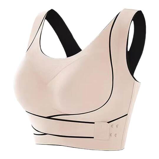 Beautiful back, small breasts, push-up bra, summer, no steel ring, auxiliary breasts, sexy big breasts, small bra, women's sports shockproof