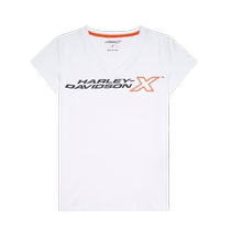 Harley-Davidson SS23 HDX commemorative casual American letter print womens round neck short-sleeved T-shirt