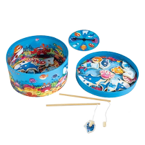 (Self-operated) Hape Ocean Rescue Childrens Early Education Educational Toys Desktop Fishing Game Gifts for Boys and Girls