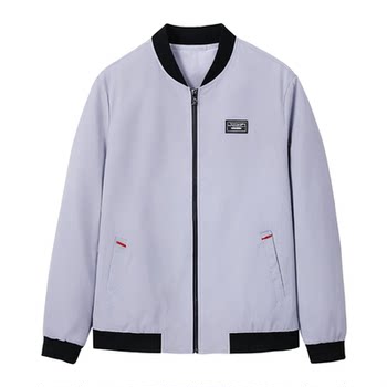 Korean style men's jacket in autumn plus velvet thickened