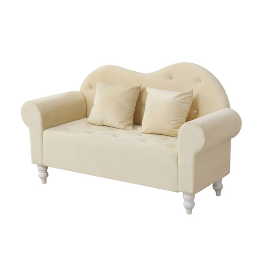 现代简约欧式简易布艺小户型卧室阳台服装店铺单人双人三人小沙发