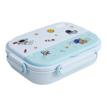 Elementary school lunch box for school boys 316 stainless steel childrens meal plate divided lunch box insulated lunch box 668