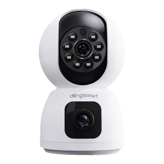 叮零智能室内摄影头无线家用远程手机带语音入户门监控摄像头叮零米家APP接入摄像头S1高清360度无死角双摄