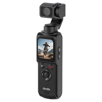 Ourlifevlog handheld gimbal action camera
