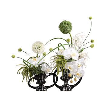 Art simulation flower combination conference table hotel decorations