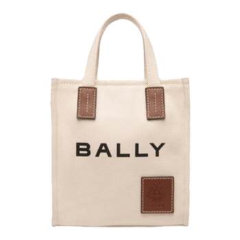 Bally bally akelei beige fabric women's mini tote bag 6307810