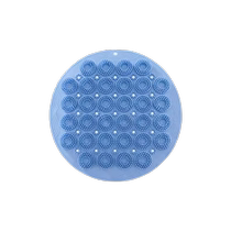 Lazy persons bathing artifact bath brush suction cup non-slip back rub back wall silicone back and foot massage bath mat