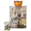 Doll display box full transparent magnetic door Lingnabelle