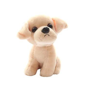 Haileywei chihuahua plush toy dog doll simulation plush puppy doll ເດັກນ້ອຍຂອງໂຮງຮຽນອະນຸບານ comfort doll