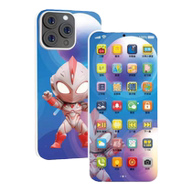 Childrens mobile phone toy infant and toddler simulation phone fake model early education puzzle touch screen rechargeable baby boy