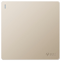 Bull one open multi-control mid-way switch 86 type home decoration panel one light three-control single open mid-control cream wind switch