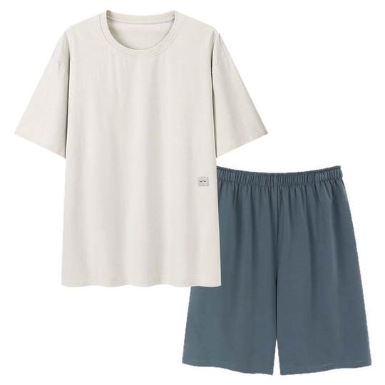 俞兆林男士纯棉睡衣春秋长袖2025新款大码四季通用家居服可外穿