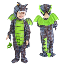 Childrens Halloween costumes little dinosaur boys and girls cos toddler cartoon tiktok animal costumes monster suit
