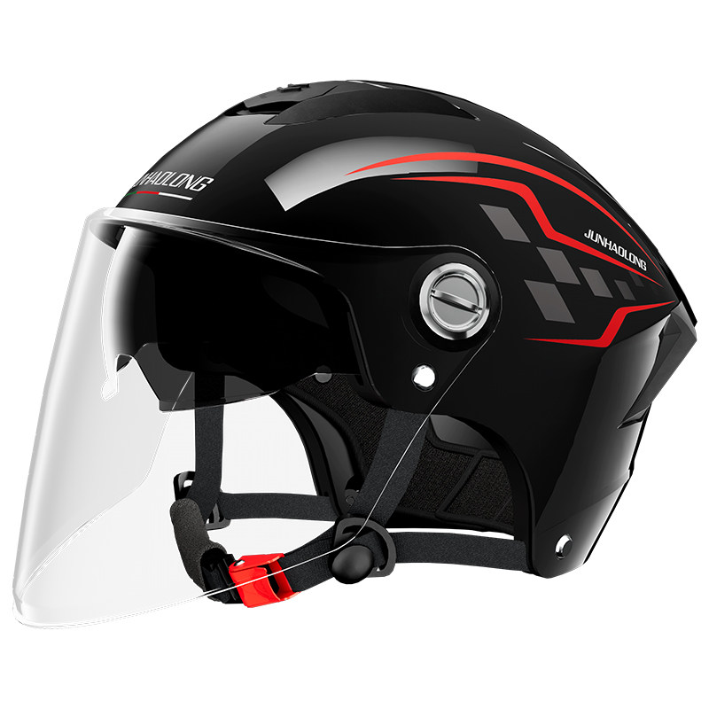 Electric vehicle helmet Junhaolong 3C certified motorcycle summer sun protection men's and women's all-season safety helmet half helmet