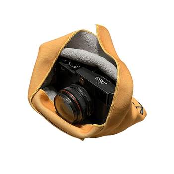 Gozi co-branded GeckoFiber gecko fiber 100-patch micro single liner camera bag lens ຜ້າປົກຄຸມເມັດ 100-fold ພັບໄດ້ຢ່າງອິດສະຫລະເພື່ອຫໍ່ທຸກສິ່ງທຸກຢ່າງອອກຈາກຮອຍຂີດຂ່ວນແລະຝຸ່ນ.