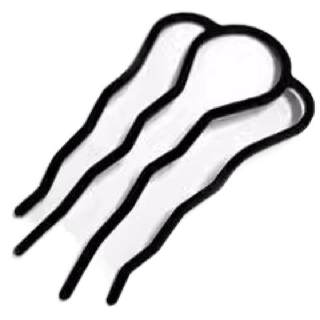 懒人发梳四齿插梳u型工具头饰发夹发卡盘发器丸子头固定神器女款