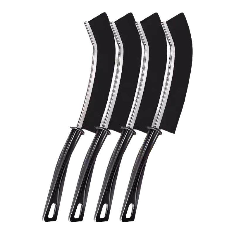 Long handle crevice brush for bathroom, kitchen and toilet