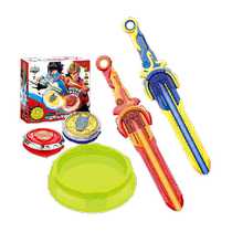Audi double diamond sword spinning top special training set fighting holy sword children boys rotating deformation toy gift