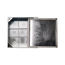 Customized stainless steel invisible round square decorative manhole cover drainage ditch cover 304 sewer grate