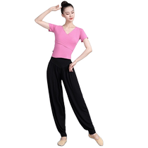 Dance pants summer womens physical training clothing womens modal bloomers top suit modern dance new style