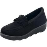 春秋款老北京布鞋豆豆女鞋棉鞋松糕厚底坡跟中跟黑色女工作鞋单鞋