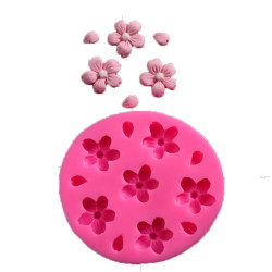 DIY Little Flower Flower Silicon Glated Cake Decoration Chocolate Flond sugar to sunflower little daisy cake mold