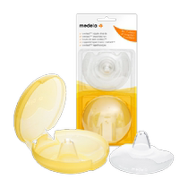 Medela nipple shield auxiliary sunken baby breastfeeding auxiliary nipple 2 * 1 box ultra-thin breast shield