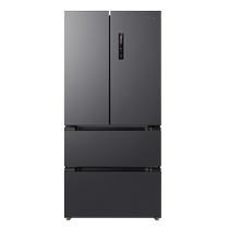 Midea 470 double-open French four-door multi-door refrigerator household frost-free ultra-thin seamless fully embedded air-cooling