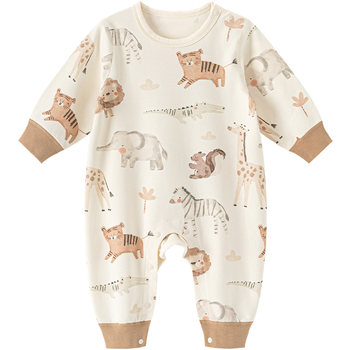 Baby autumn and winter long-sleeved jumpsuit