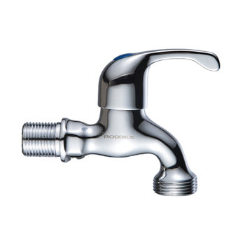 Six point brass washing machine faucet is durable