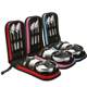Portable tableware stainless steel bowl, chopsticks and spoon set outdoor travel single double folding travel tableware set