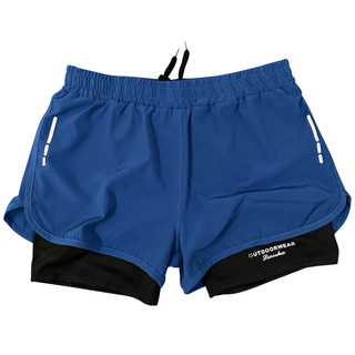 Men's swimming trunks double-layer anti-embarrassment quick-drying