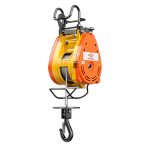 Shanghai double hole small diamond electric hoist household suspension crane steel wire rope portable lift lift 220v3485