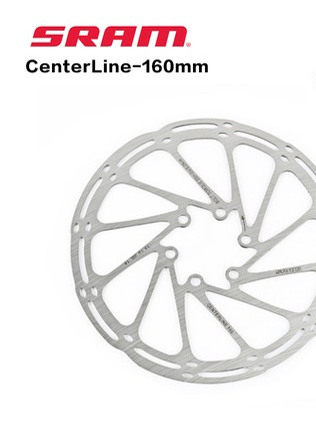 ดิสก์เบรก Sram Centerline ของแท้ สำหรับจักรยานเสือภูเขา ขนาด 160 180 203 มม. แบบหกสลักเกลียว