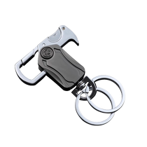 2023 Hot Keychain Mens Multifunctional Ring Buckle Car Pendant Chain Titanium Alloy Key Ring Car Key Lock