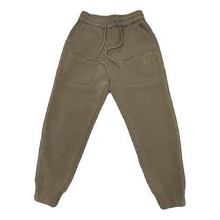 欧货冬季羊羔绒毛休闲裤女2025雪尼尔高腰加厚保暖小脚八分哈伦裤