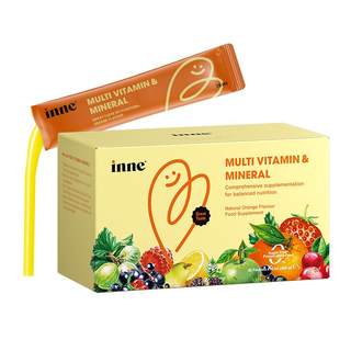 【自营】inne因你彩虹条ad多维锌儿童复合维生素宝宝补锌 30条/盒