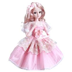 2024 Hot Style Girls and Children's Toys 60cm Cute Loli Doll Ice and Snow Princess Birthday Gift