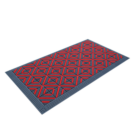 Outdoor non-slip soil-rubbing outdoor waterproof commercial floor mat