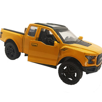 ລົດຂອງຫຼິ້ນເດັກນ້ອຍ Pull Back Raptor Pickup Truck 2024 Toy Car Driving Simulation Car Model Boy Toy