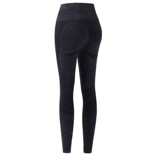 Фитнес-девушки с высокой талией и контролем живота, штаны для йоги персикового цвета с подтяжкой ягодиц